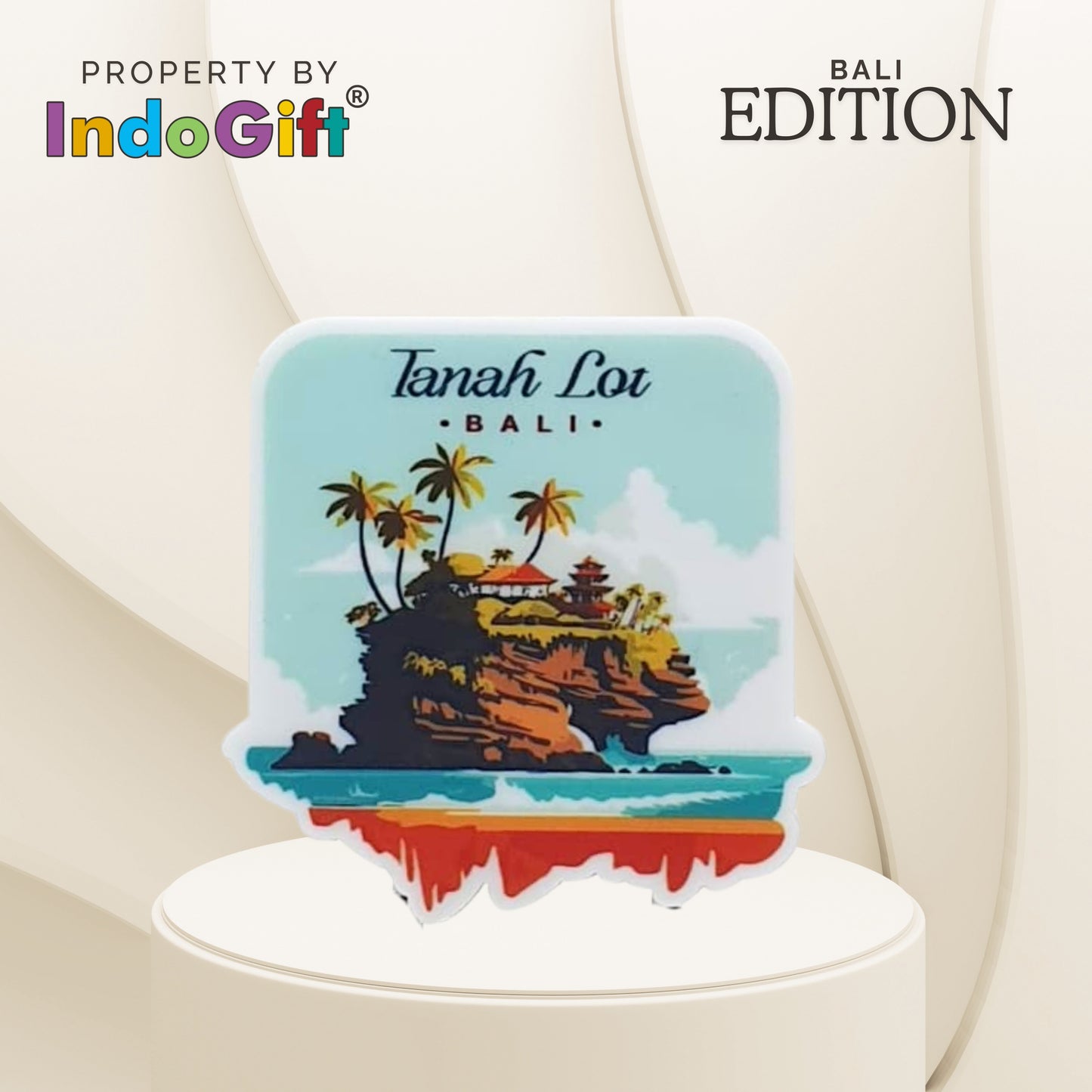 Magnet Kulkas Pulau Bali Akrilik Premium Tipe 04 IndoGift