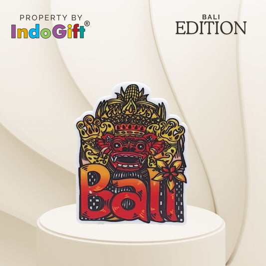 Magnet Kulkas Pulau Bali Akrilik Premium Tipe 05 IndoGift