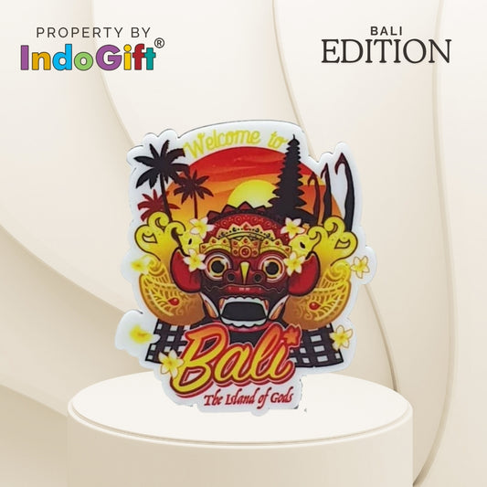 Magnet Kulkas Pulau Bali Akrilik Premium Tipe 01 IndoGift