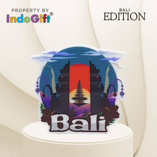Magnet Kulkas Pulau Bali Akrilik Premium Tipe 06 IndoGift