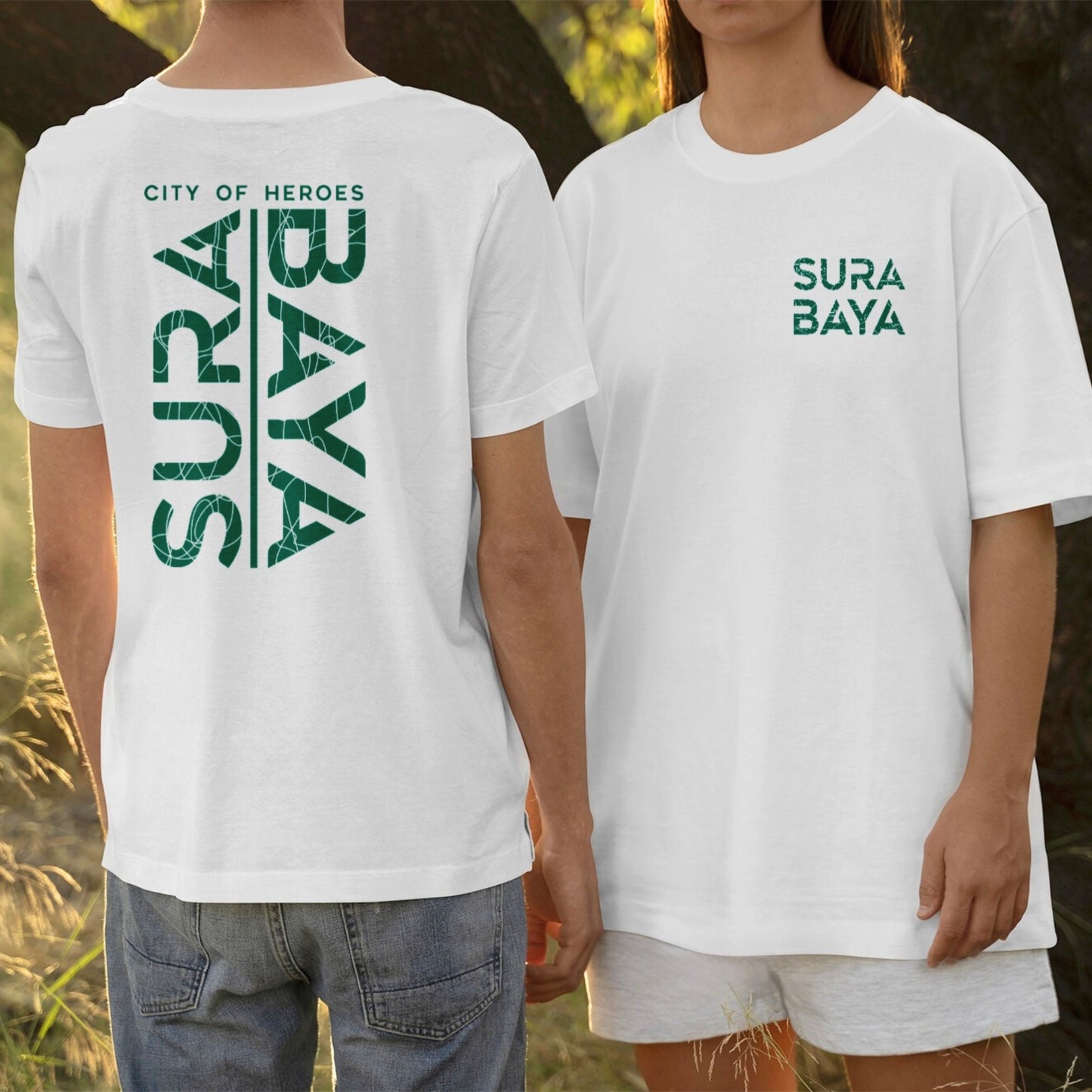 IndoGift Tshirt Kaos Surabaya Tipe 10 Ikonik Kota Pahlawan