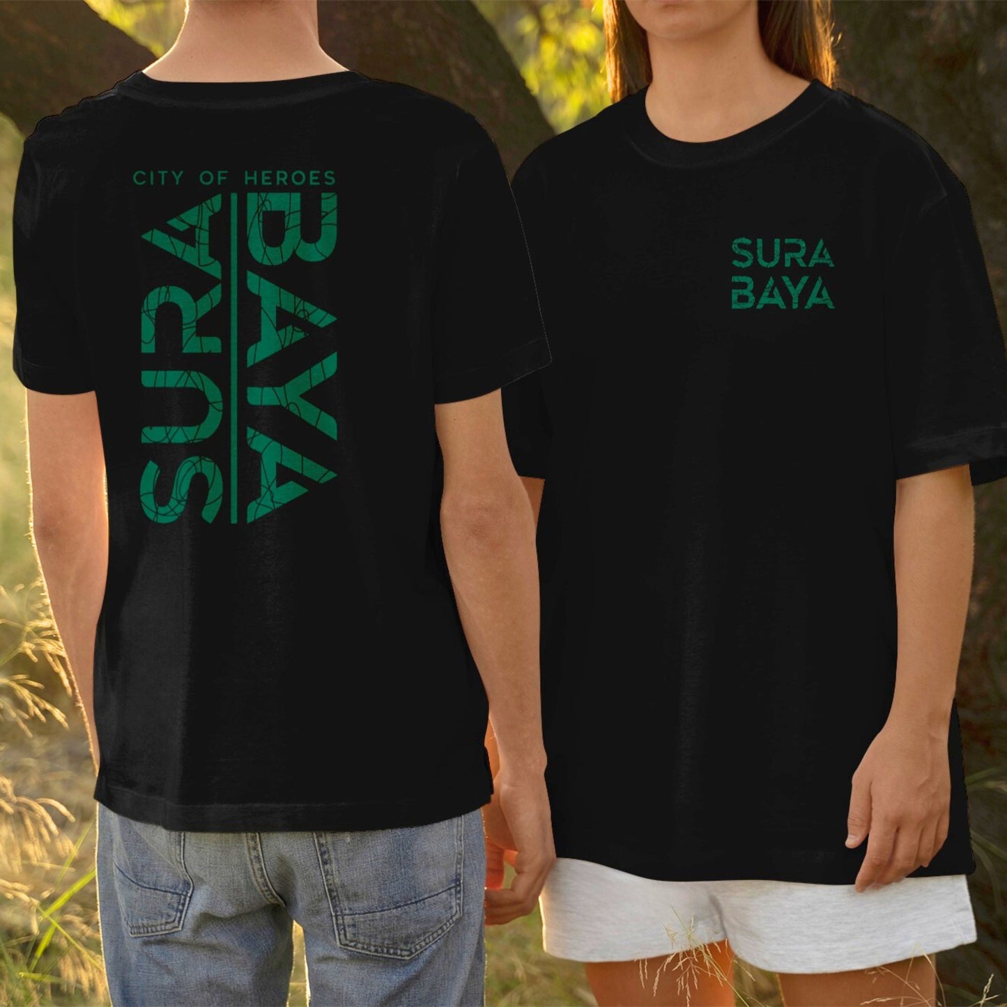 IndoGift Tshirt Kaos Surabaya Tipe 10 Ikonik Kota Pahlawan