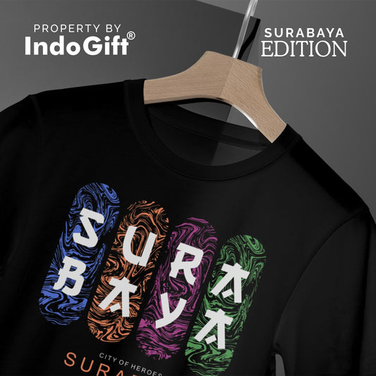 IndoGift Tshirt Kaos Surabaya Tipe 15 Ikonik Kota Pahlawan