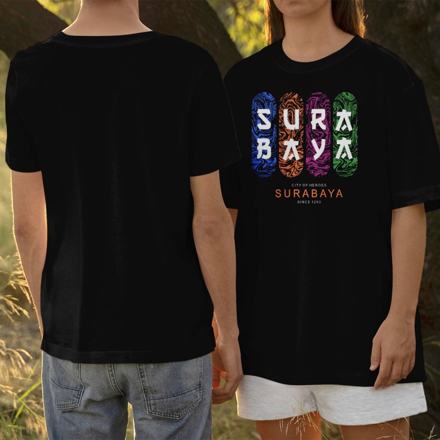 IndoGift Tshirt Kaos Surabaya Tipe 15 Ikonik Kota Pahlawan