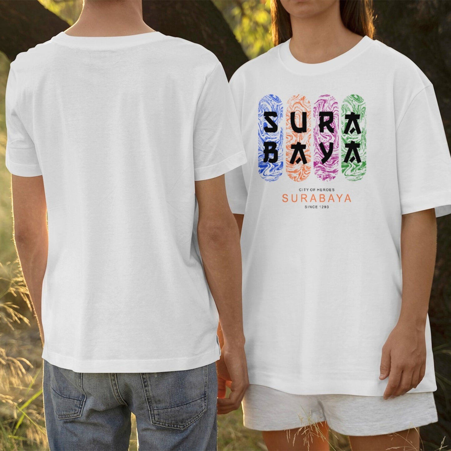 IndoGift Tshirt Kaos Surabaya Tipe 15 Ikonik Kota Pahlawan
