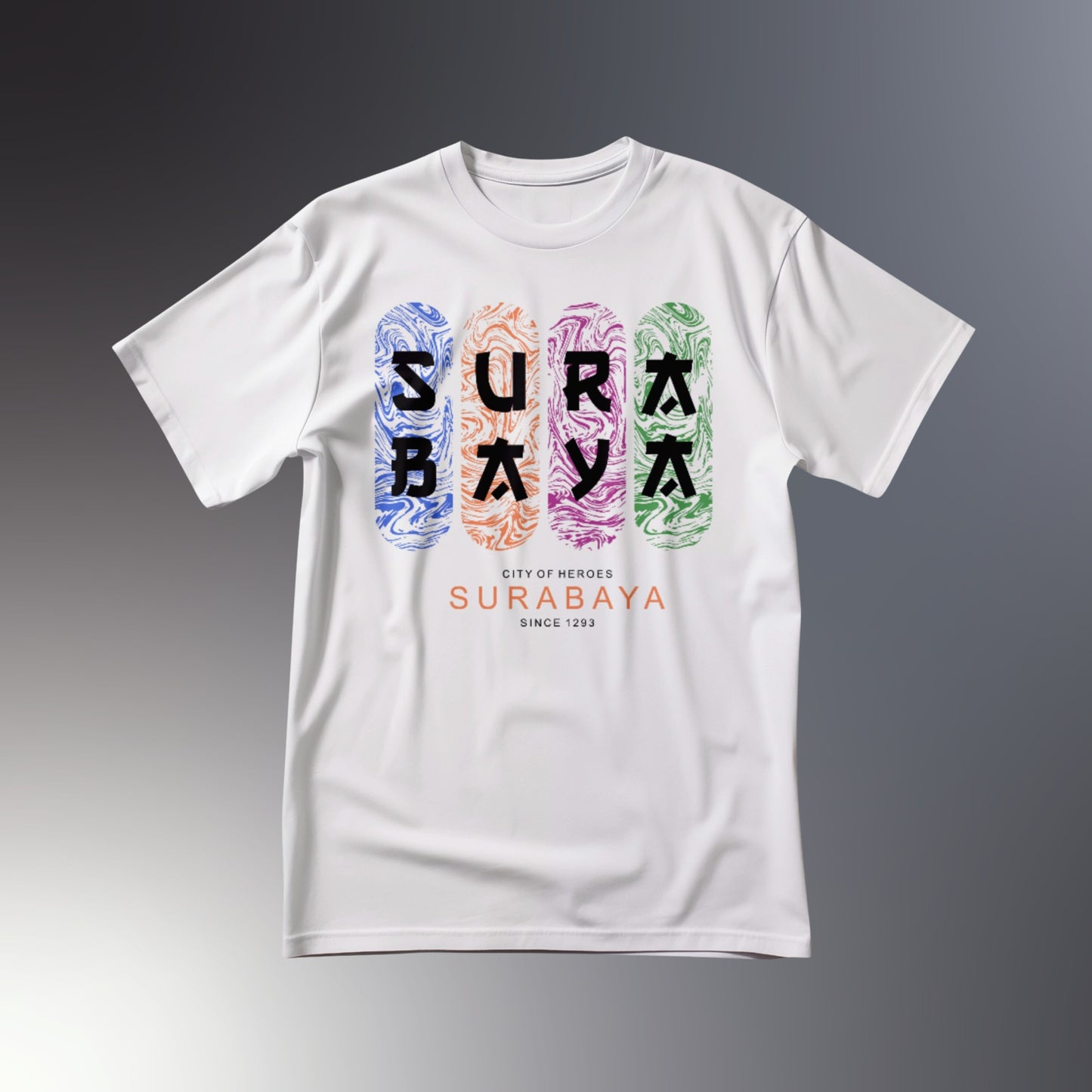 IndoGift Tshirt Kaos Surabaya Tipe 15 Ikonik Kota Pahlawan