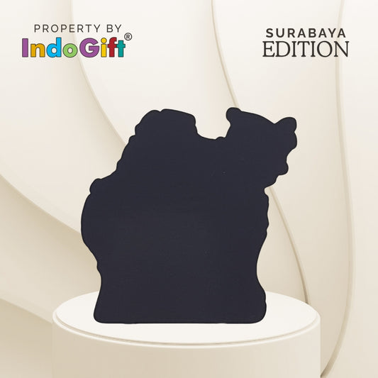 IndoGift Stiker Magnet Kulkas Akrilik Tipe 20 Kota Surabaya