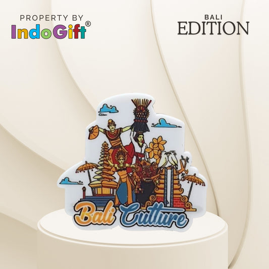 Magnet Kulkas Pulau Bali Akrilik Premium Tipe 03 IndoGift
