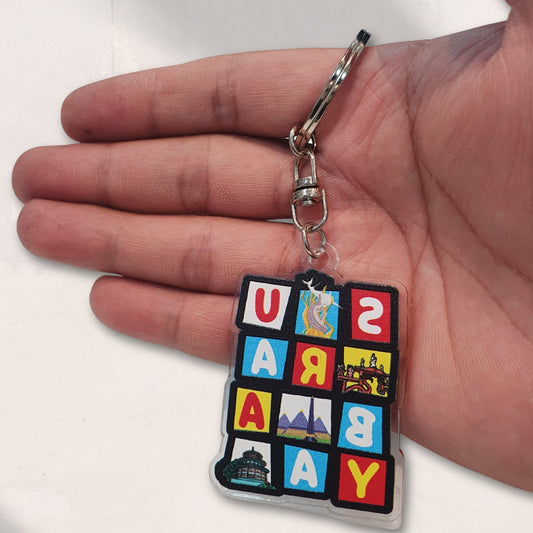 IndoGift Gantungan Kunci Tipe 93 Desain Ikonik Kota Surabaya - IndoGift