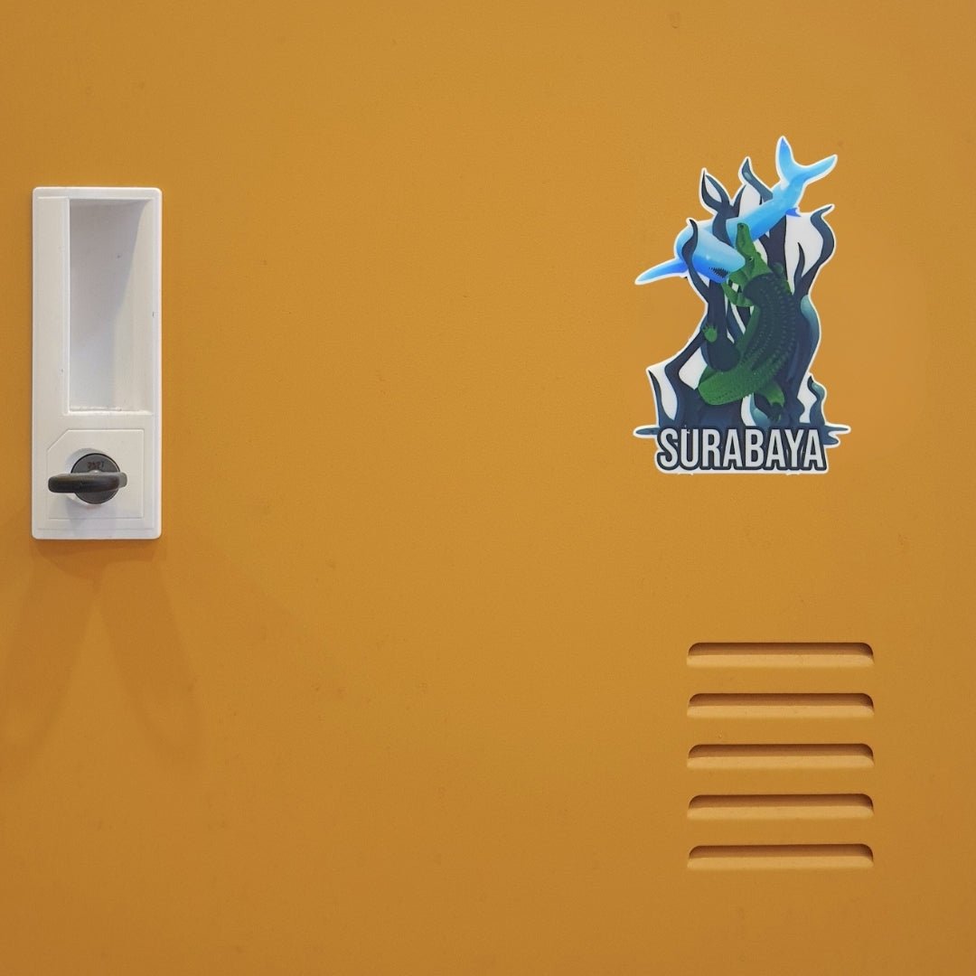 IndoGift Stiker Magnet Kulkas Akrilik Tipe 10 Kota Surabaya - IndoGift