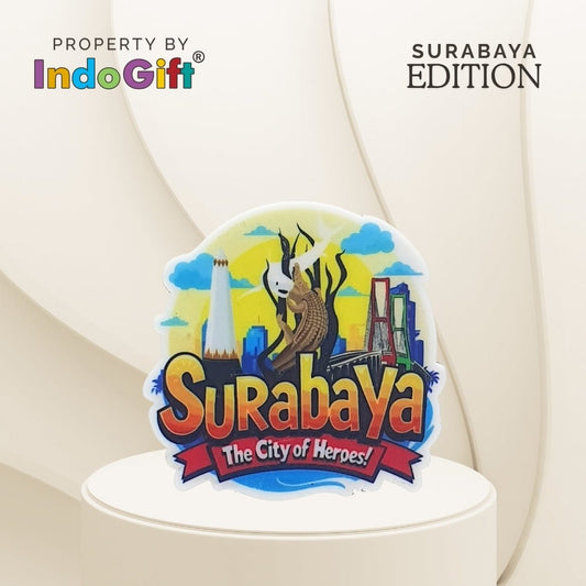 IndoGift Stiker Magnet Kulkas Akrilik Tipe 34 Kota Surabaya - IndoGift