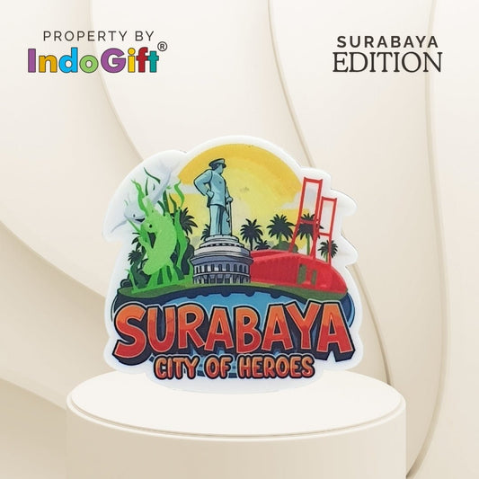 IndoGift Stiker Magnet Kulkas Akrilik Tipe 36 Kota Surabaya - IndoGift