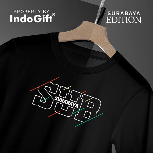 IndoGift Tshirt Kaos Surabaya Tipe 09 Ikonik Kota Pahlawan - IndoGift