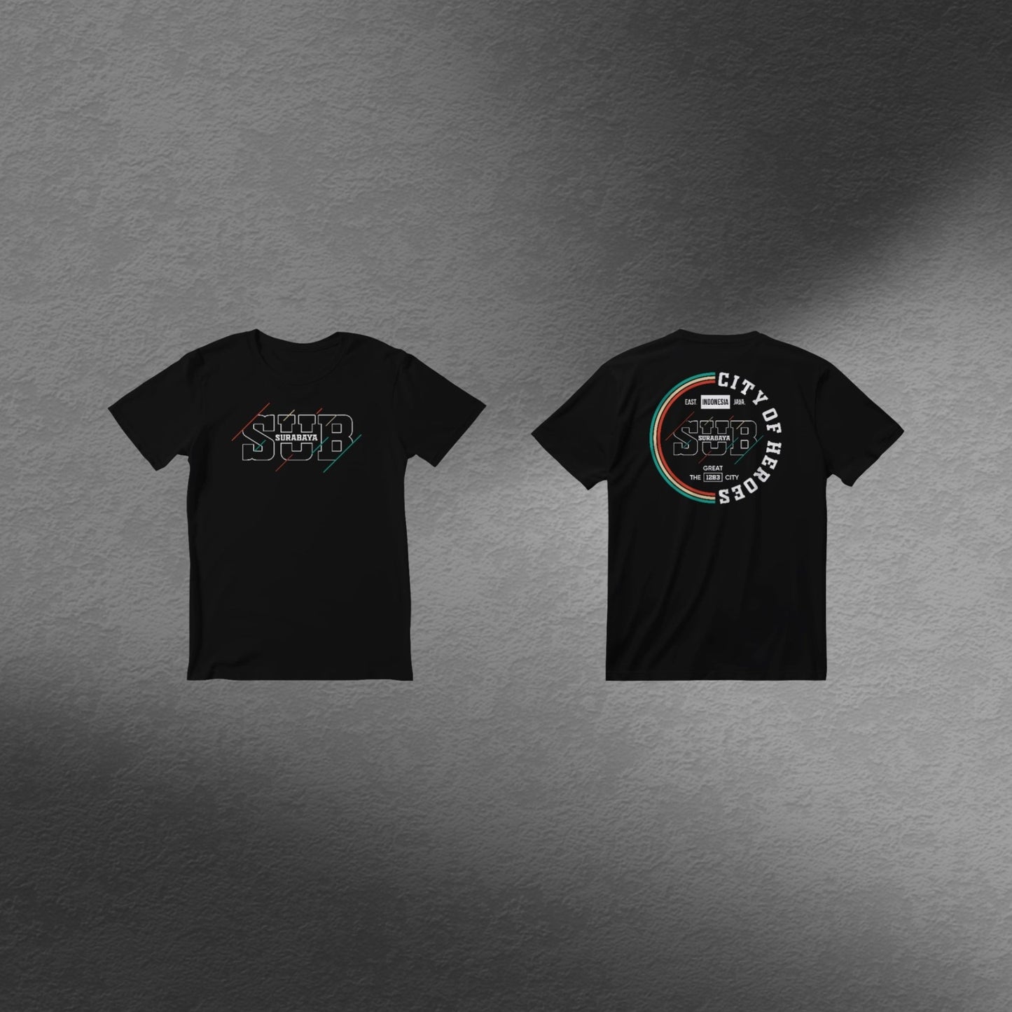IndoGift Tshirt Kaos Surabaya Tipe 09 Ikonik Kota Pahlawan - IndoGift