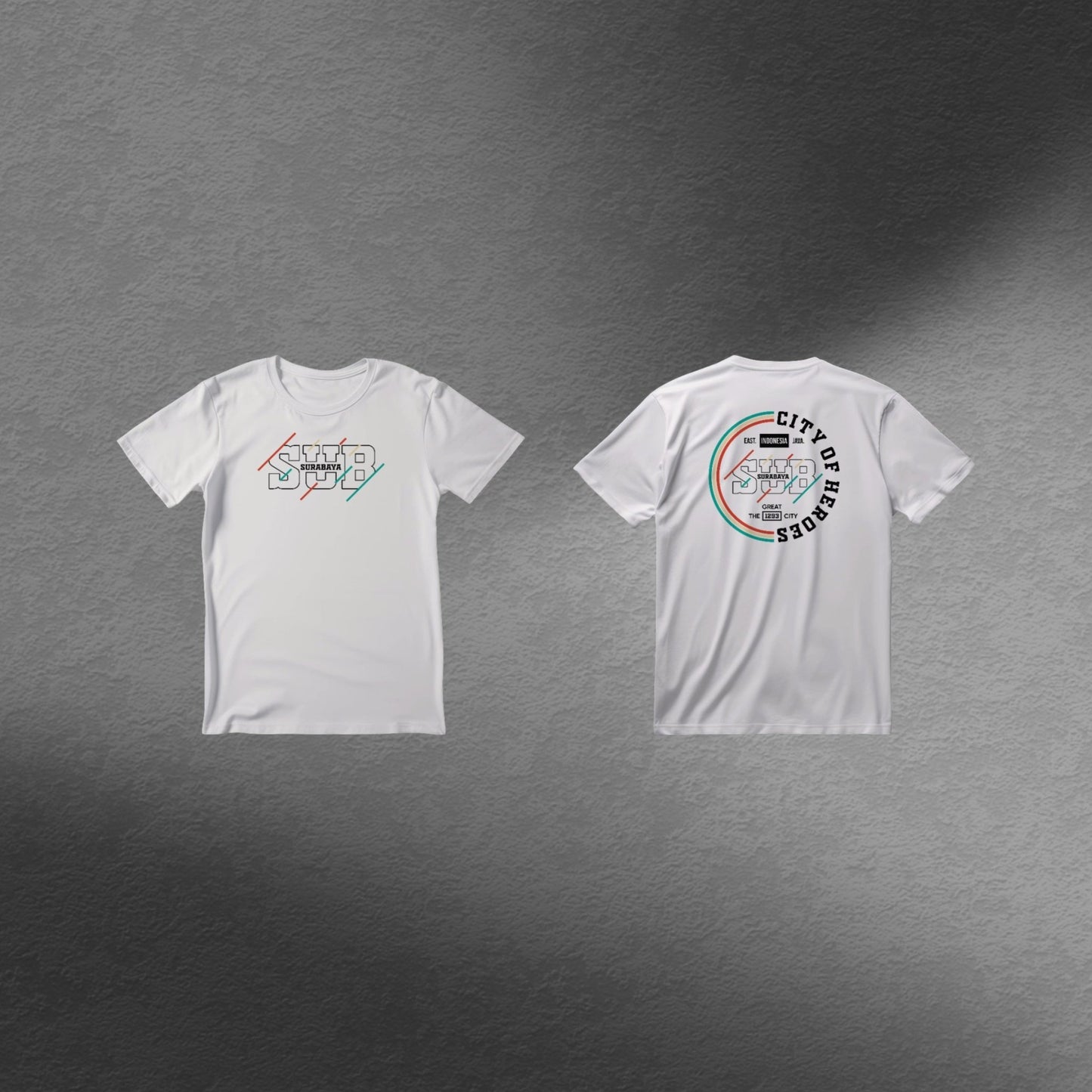 IndoGift Tshirt Kaos Surabaya Tipe 09 Ikonik Kota Pahlawan - IndoGift