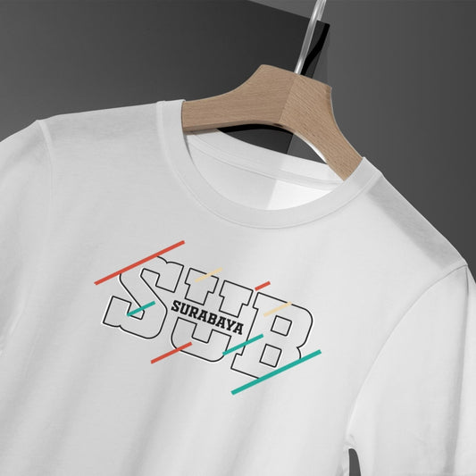 IndoGift Tshirt Kaos Surabaya Tipe 09 Ikonik Kota Pahlawan - IndoGift