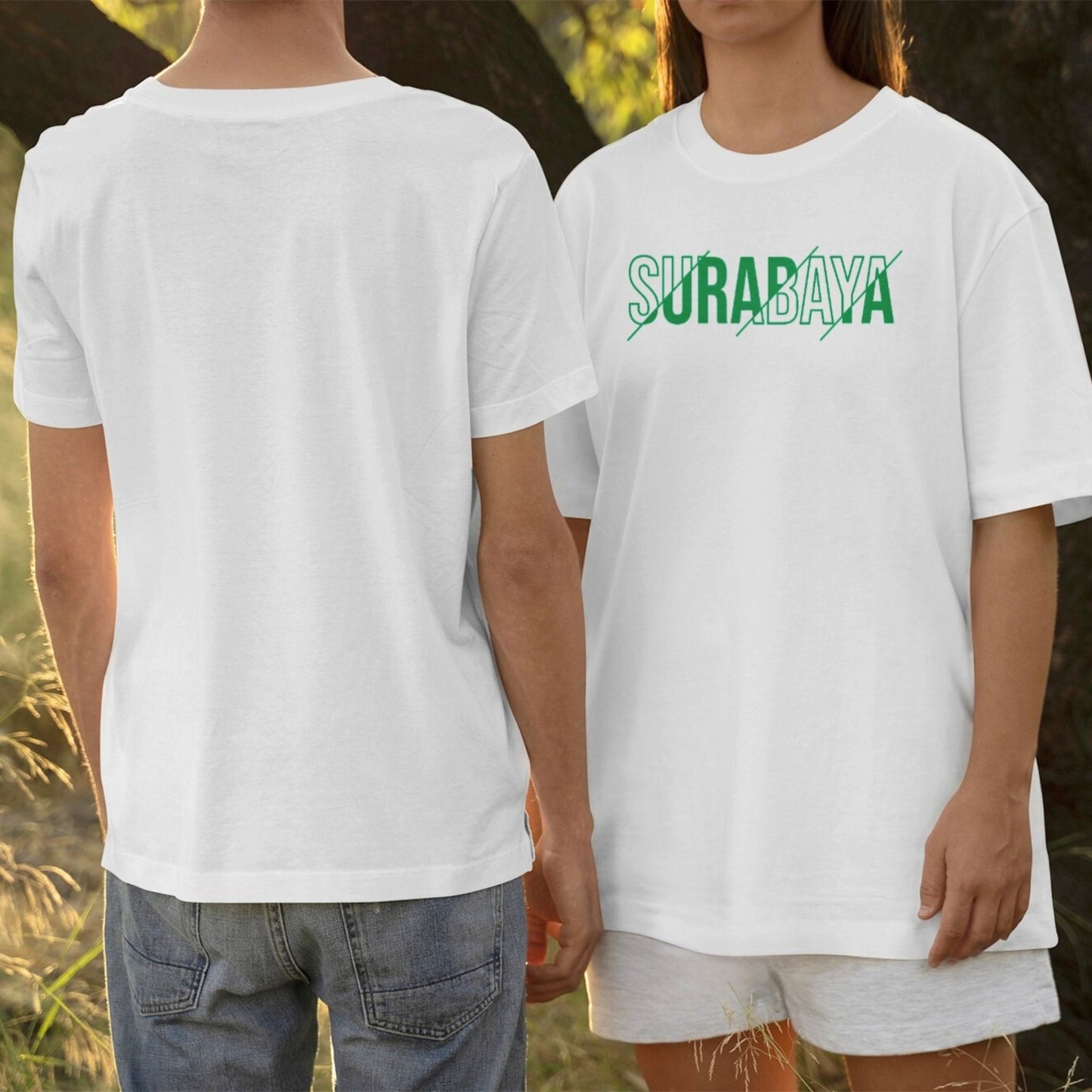 IndoGift Tshirt Kaos Surabaya Tipe 12 Ikonik Kota Pahlawan - IndoGift