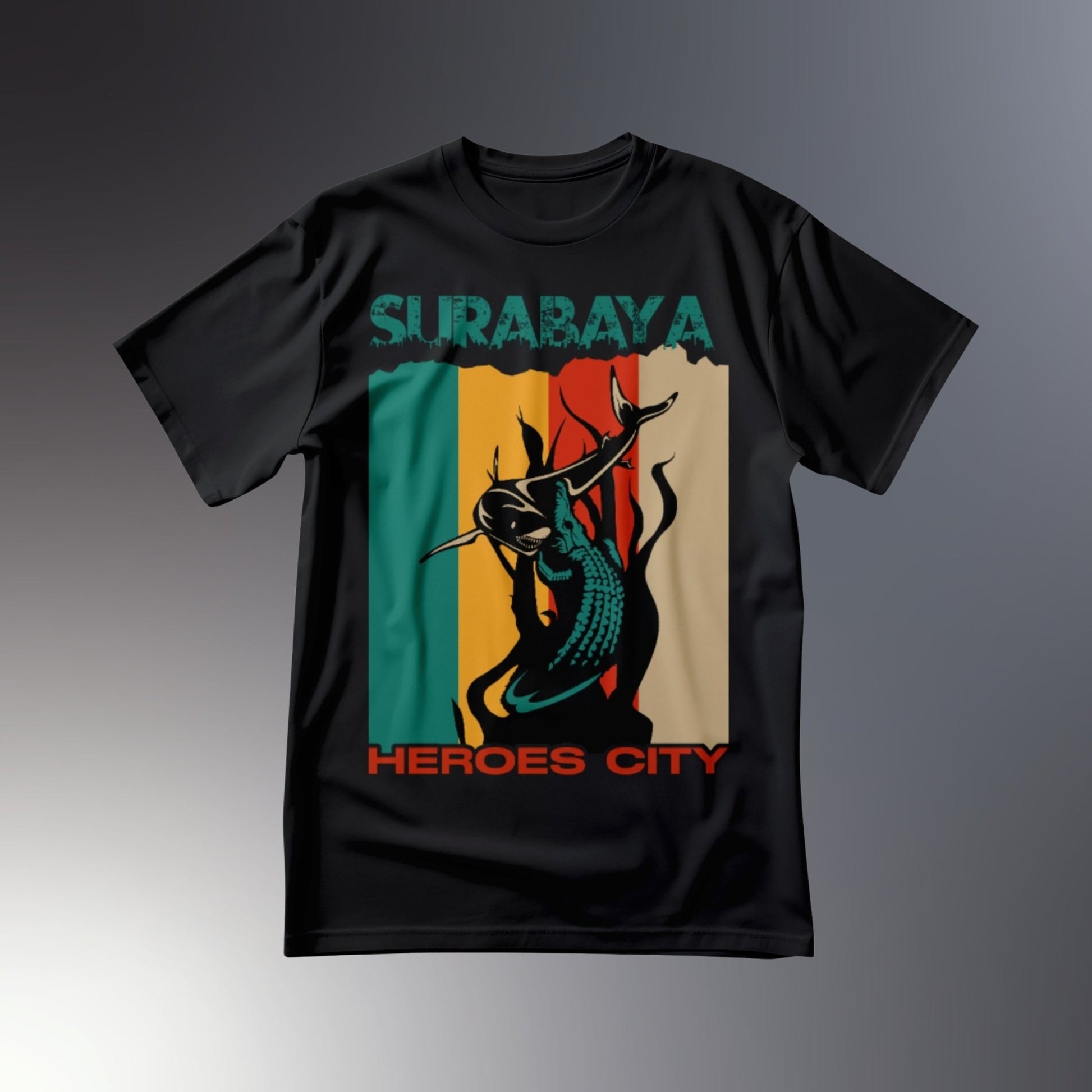 IndoGift Tshirt Kaos Surabaya Tipe 13 Ikonik Kota Pahlawan - IndoGift