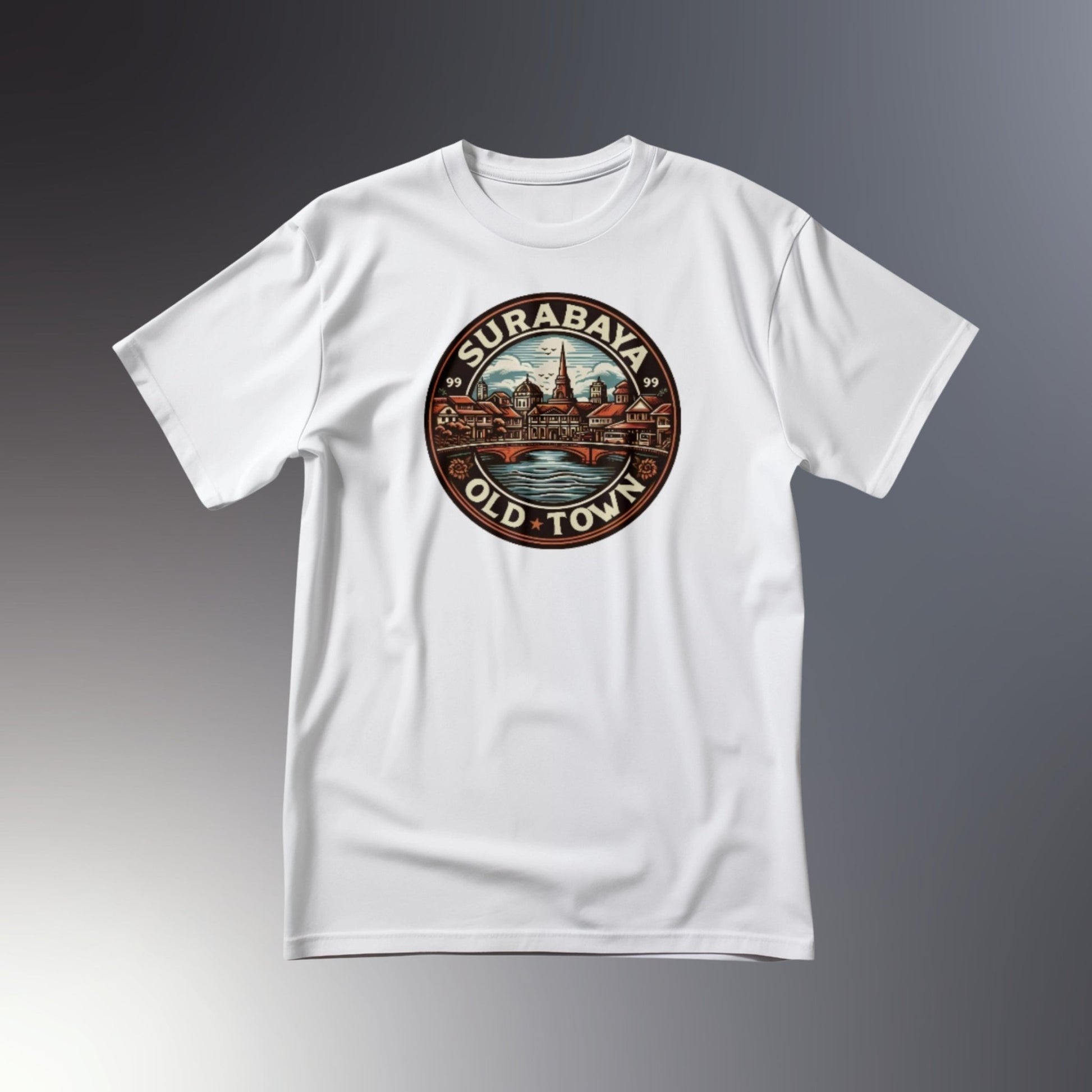 IndoGift Tshirt Kaos Surabaya Tipe 14 Ikonik Kota Pahlawan - IndoGift