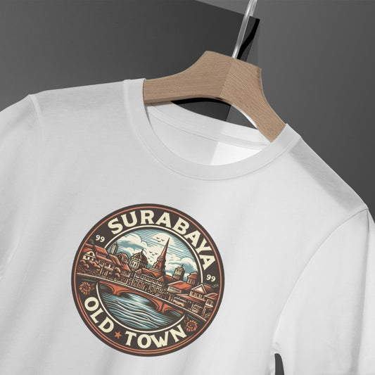 IndoGift Tshirt Kaos Surabaya Tipe 14 Ikonik Kota Pahlawan - IndoGift