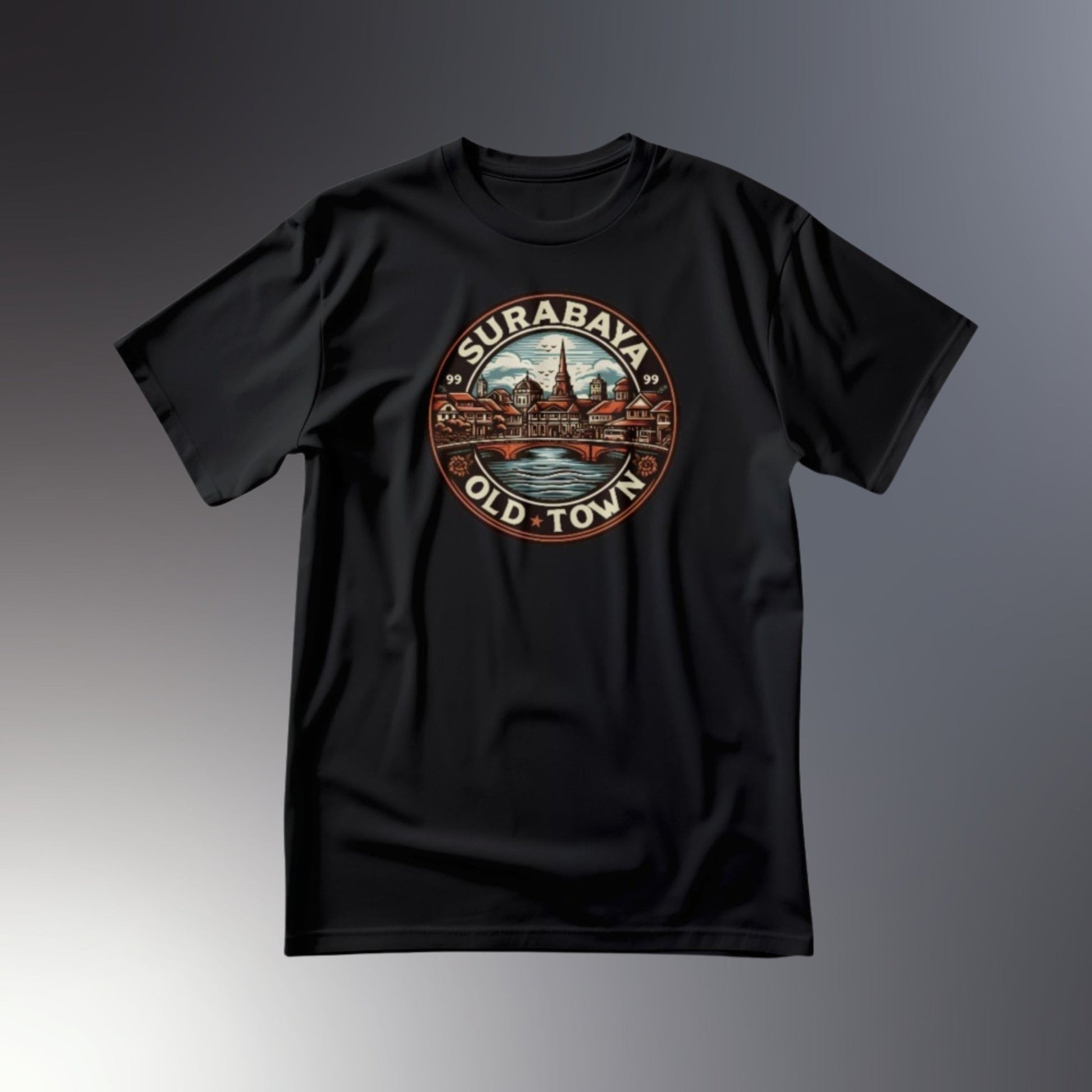 IndoGift Tshirt Kaos Surabaya Tipe 14 Ikonik Kota Pahlawan - IndoGift