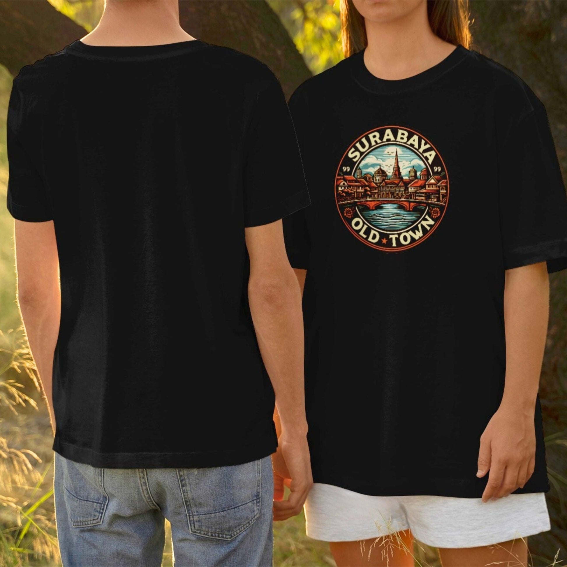 IndoGift Tshirt Kaos Surabaya Tipe 14 Ikonik Kota Pahlawan - IndoGift