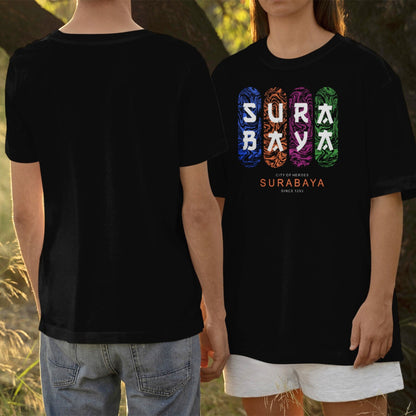 IndoGift Tshirt Kaos Surabaya Tipe 15 Ikonik Kota Pahlawan