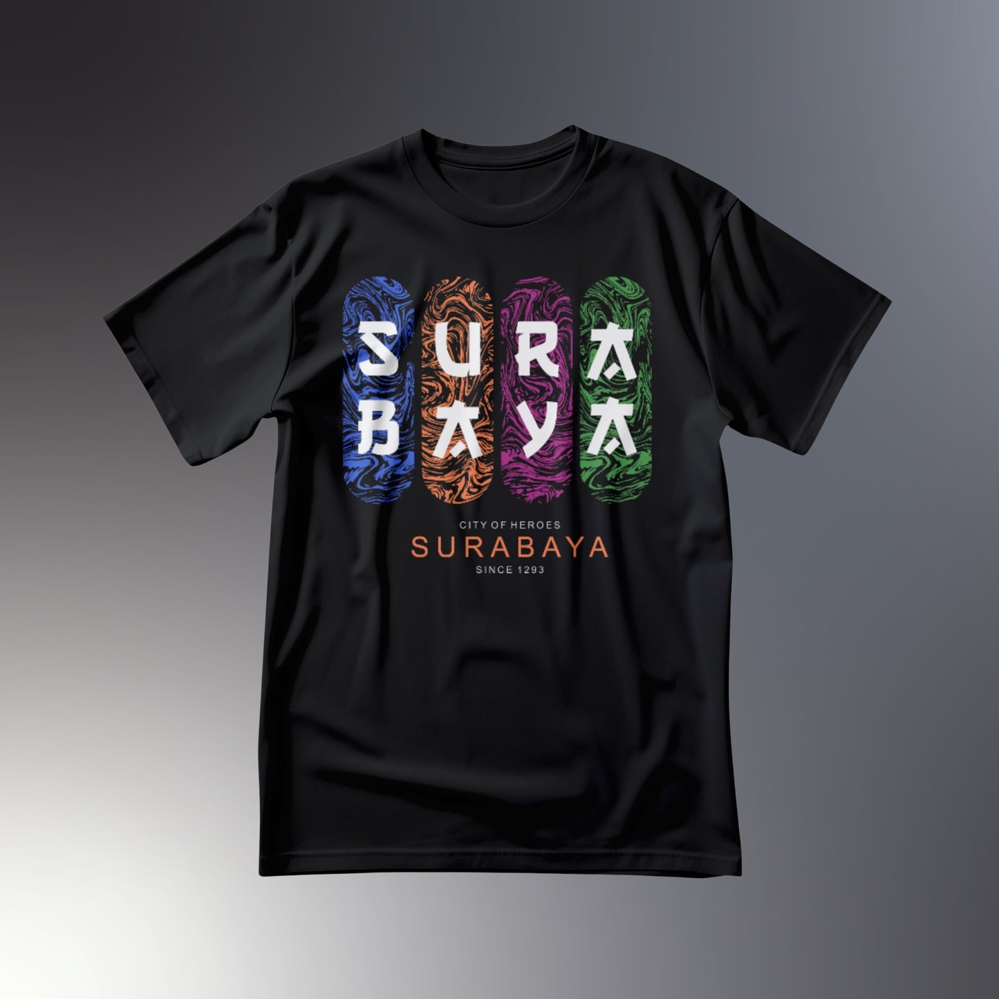 IndoGift Tshirt Kaos Surabaya Tipe 15 Ikonik Kota Pahlawan
