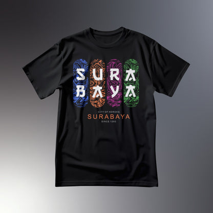 IndoGift Tshirt Kaos Surabaya Tipe 15 Ikonik Kota Pahlawan