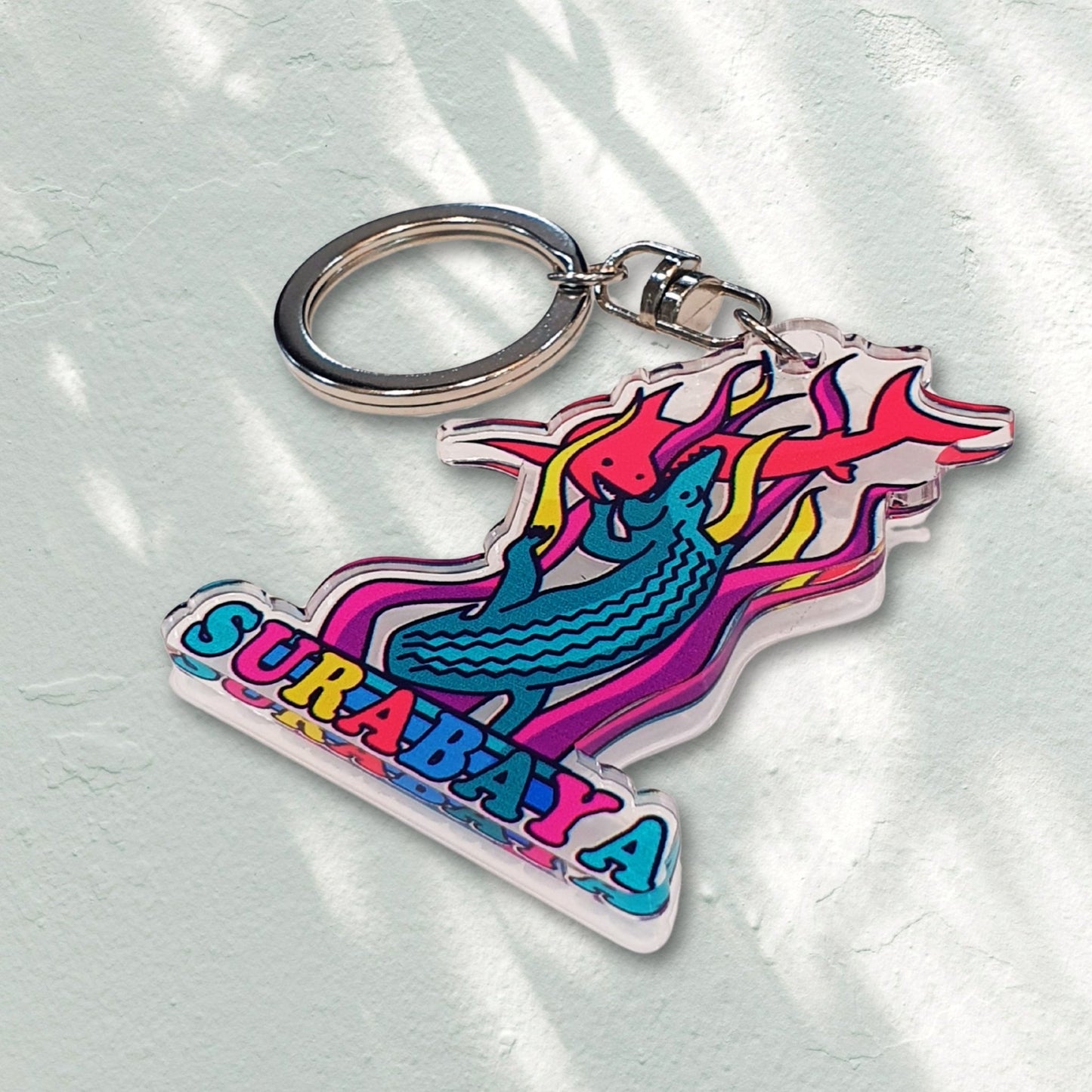 IndoGift Gantungan Kunci Tipe 01 Desain Ikonik Kota Surabaya - IndoGift