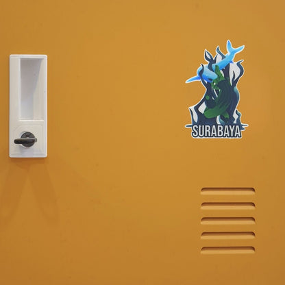 IndoGift Stiker Magnet Kulkas Akrilik Tipe 10 Kota Surabaya - IndoGift