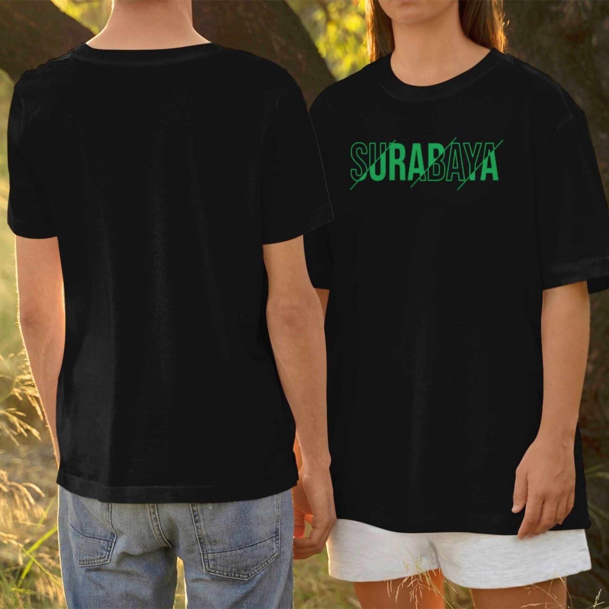 IndoGift Tshirt Kaos Surabaya Tipe 12 Ikonik Kota Pahlawan - IndoGift